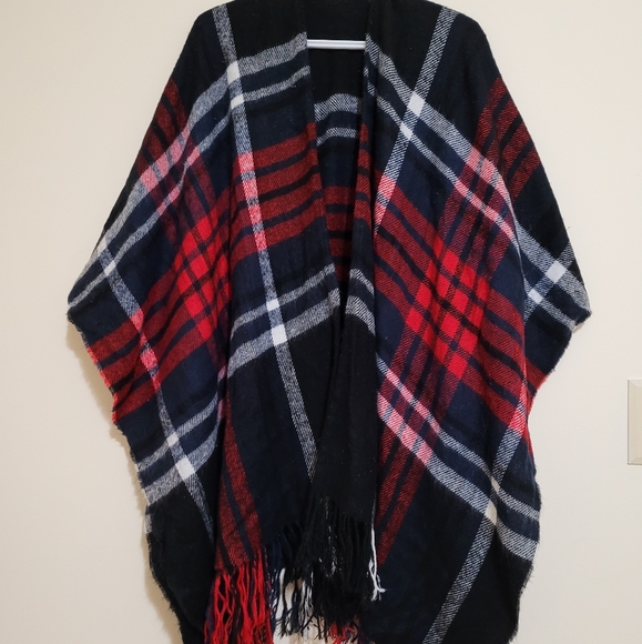 Shawl dynamite, red, black and white - Picture 2 of 4